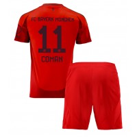 Camiseta Bayern Munich Kingsley Coman #11 Primera Equipación Replica 2024-25 para niños mangas cortas (+ Pantalones cortos)